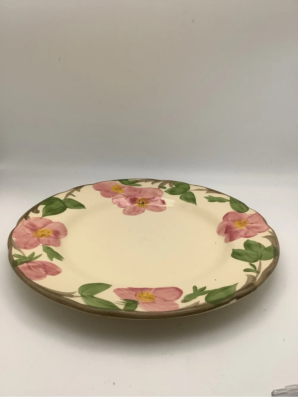 Three Franciscan Desert Rose Dinner Plates Made in England